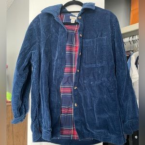 L.L. Bean Men’s Blue Corduroy Shirt Jacket